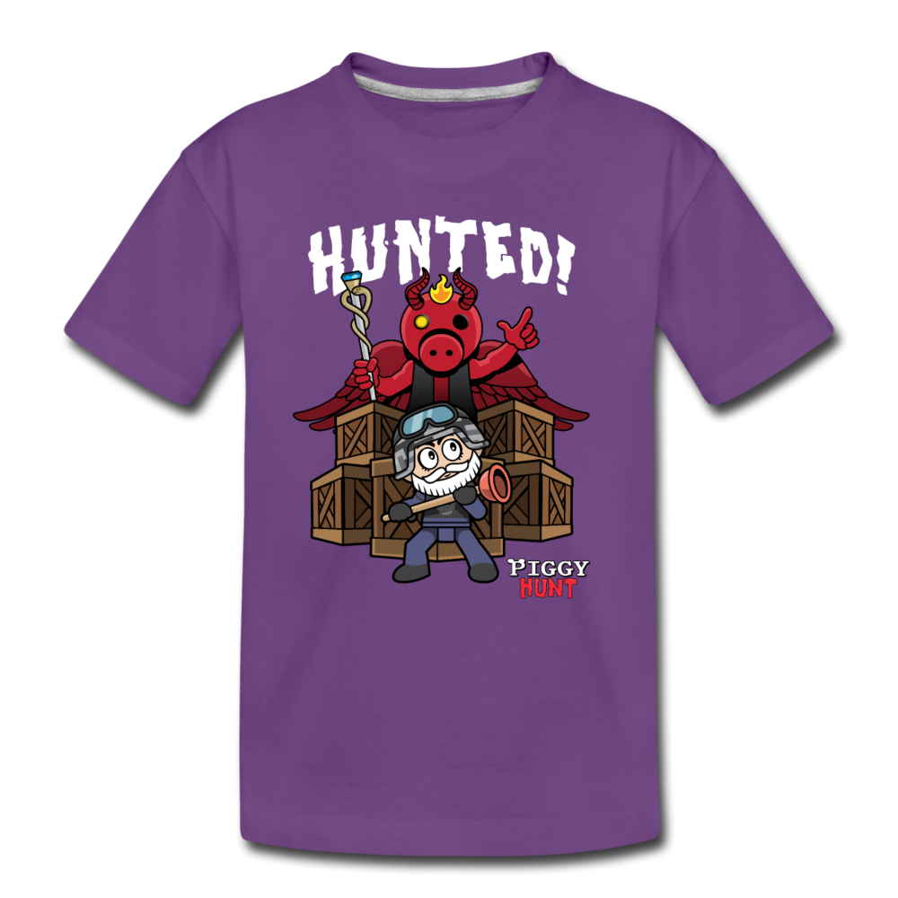 PIGGY: Hunt - Hunted! T-Shirt - purple