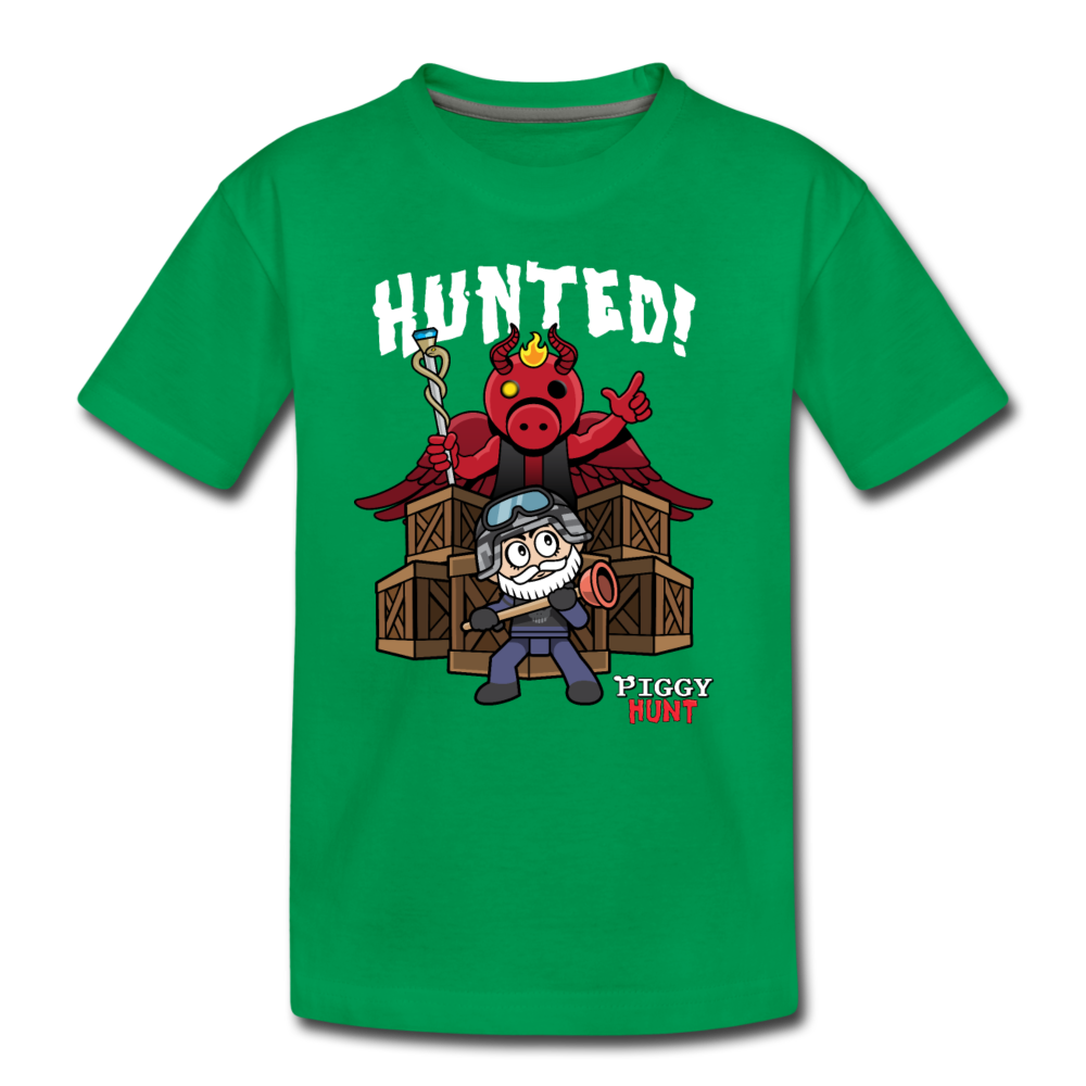 PIGGY: Hunt - Hunted! T-Shirt - kelly green