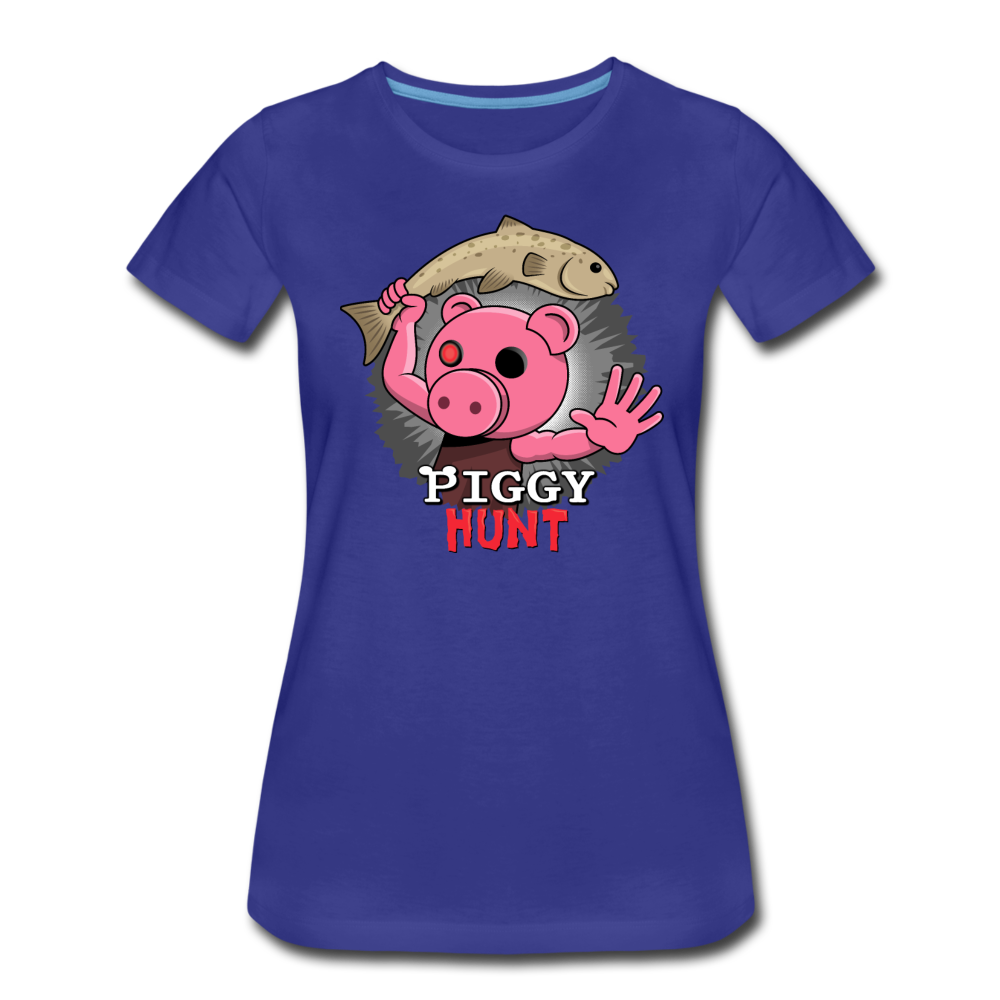 PIGGY: Hunt - Fish Attack! T-Shirt (Womens) - royal blue