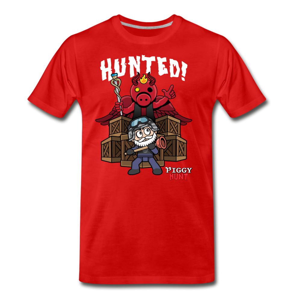 PIGGY: Hunt - Hunted! T-Shirt (Mens) - red