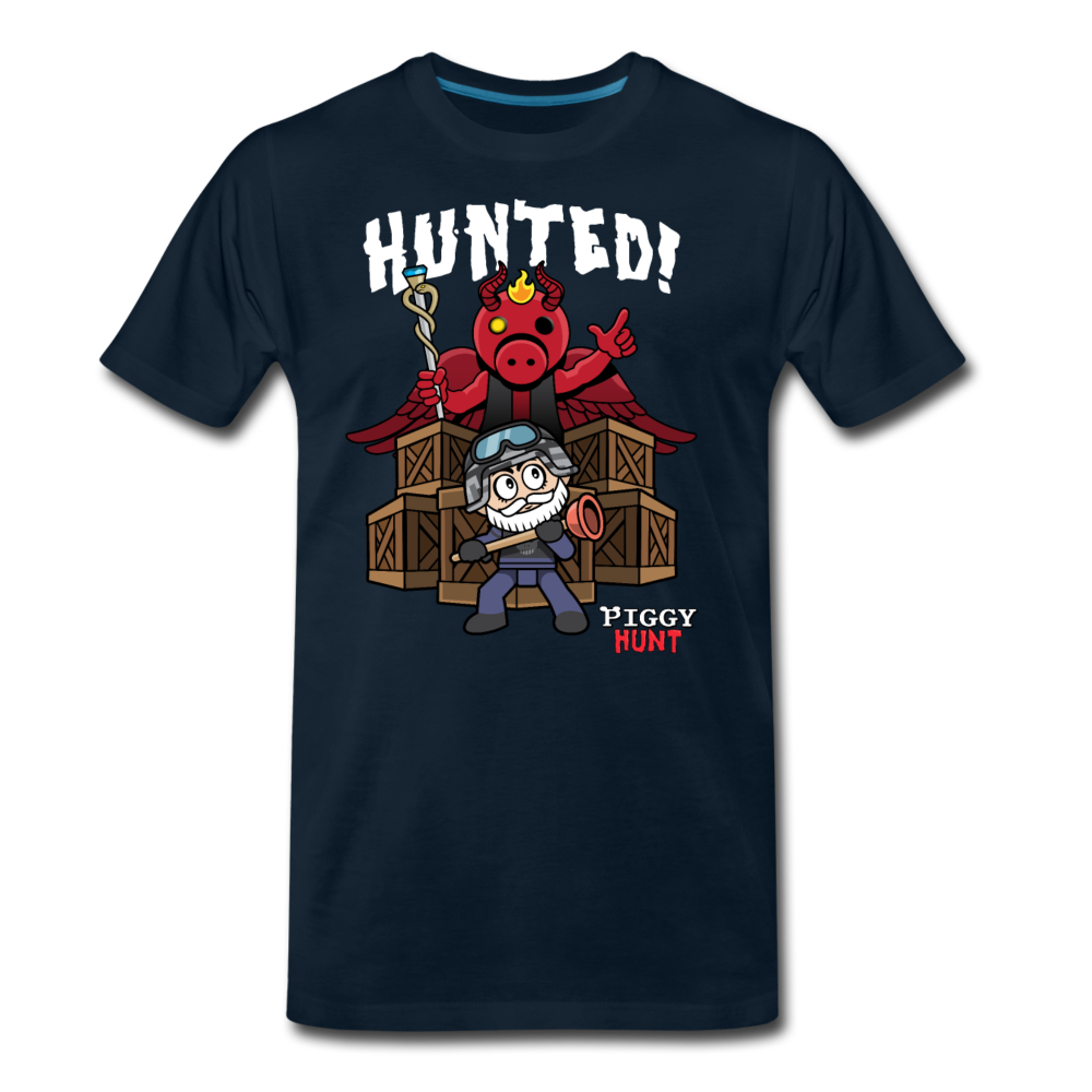 PIGGY: Hunt - Hunted! T-Shirt (Mens) - deep navy