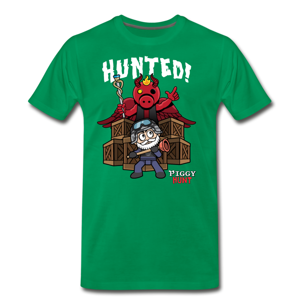 PIGGY: Hunt - Hunted! T-Shirt (Mens) - kelly green