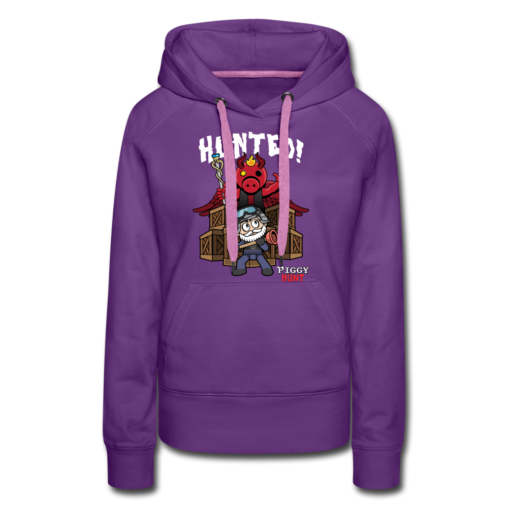 PIGGY: Hunt - Hunted! Hoodie (Womens) - purple