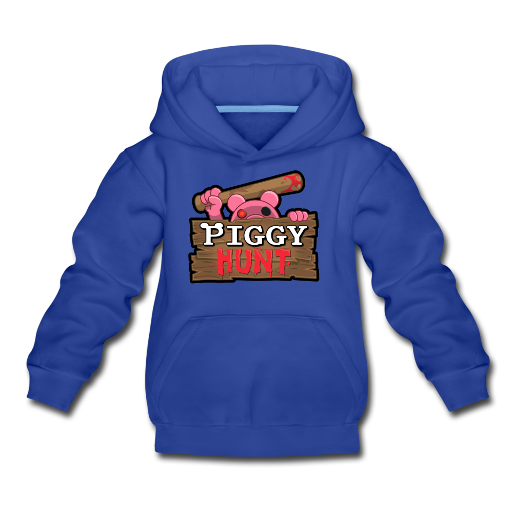 PIGGY: Hunt Logo Hoodie - royal blue