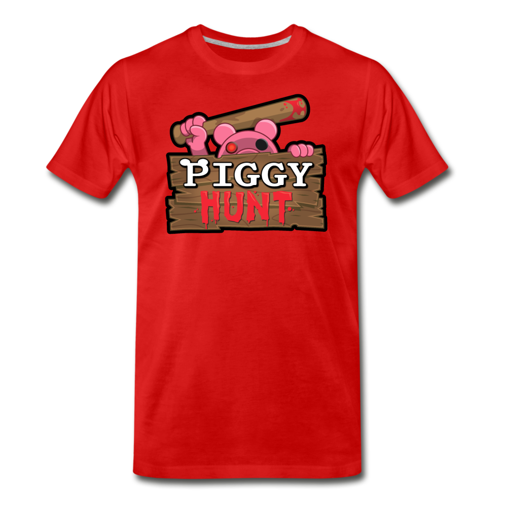 PIGGY: Hunt Logo T-Shirt (Mens) - red
