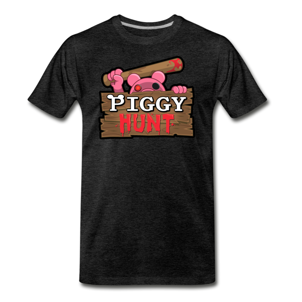 PIGGY: Hunt Logo T-Shirt (Mens) - charcoal gray